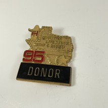 Houston Livestock Show And Rodeo 1995 Donor Pin Badge - £24.64 GBP