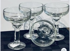 (4)MARGARITA Heavy Duty Drinking Glasses 13.5oz-RARE VINTAGE-SHIPS N 24 Hours - £39.13 GBP