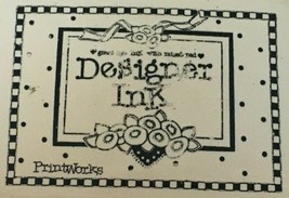 PrintWorks Designer Ink Stamp Dye Ink with Raised Pad Rubber Stamping Cr... - $3.79
