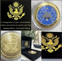 Us Navy - Uss Dwight D. Eisenhower - CVN-69 Challenge Coin Usa - £18.29 GBP