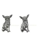 Chihuahua Dog Grillie Auto Truck Car Grille Ornament Antiqued Nickel Or ... - $81.48 CAD