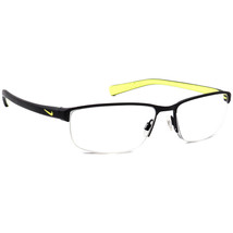 Nike Men&#39;s Eyeglasses 8098 015 Matte Black/Green Half Rim Frame 56[]16 140 - £119.49 GBP