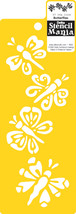 Stencil Mania Stencil 3&quot;X8.5&quot; Butterflies - £8.50 GBP