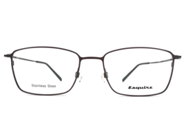 Esquire Eyeglasses Frames 1600 BROWN/GREY Rectangle Full Rim 55-18-145 - £47.10 GBP