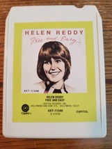 Helen Reddy Free And Easy 8-Track Tape 8XT-11348 Capitol 1974 Untested - £3.46 GBP