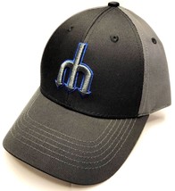 Seattle Mariners MLB Fan Favorite MVP Blackball Black Hat Cap Men&#39;s Adjustable - £18.06 GBP