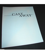 2000 Robert Zemeckis Movie CAST AWAY Press PRODUCTION INFO &amp; NOTES - £11.98 GBP