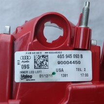 2012-15 Audi A6 S6 C7 Sedan LED Tail Light Rear Lamp Inner Driver Left LH image 6