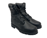 Mountain Gear Men&#39;s WorkSeries Work Boots 2112 Black Leather Size 9M - $37.99