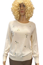 Michael Kors Beige Knit Sweater with Gem Stones Women’s Small - £42.52 GBP
