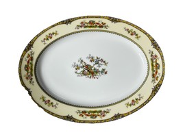 Vintage 1930s Noritake Matrix Art Deco Pheasant Bird Porcelain 16&quot; Oval ... - $125.00