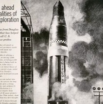 1961 Douglas Aircraft Saturn Rocket Advertisement Aviation Aerospace DWBB12 - £19.97 GBP