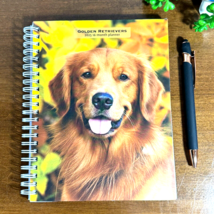 Golden Retrievers 2025 Engagement Planner Weekly Monthly Layout Spiral B... - £13.17 GBP