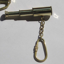 NauticalMart Collectible Antique Brass Telescope Key Chain Maritime  - $19.00