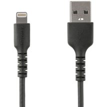 StarTech.com 3 foot (1m) Durable White USB-A to Lightning Cable - Heavy ... - $26.28