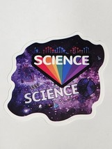 Science Galaxy and Rainbow Multicolor Cool Sticker Decal Gift Embellishment Fun - £2.30 GBP