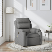 Relax and Unwind in the Comfortable Massage Recliner Chair – Dark Gray F... - £224.80 GBP