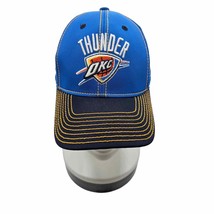 Adidas Oklahoma City Thunder Fitted Hat Blue OKC NBA Sz S/M - $14.81