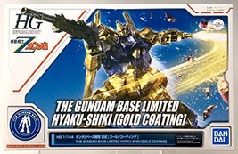 HG 1/144 Gundam Base Limited Hyakushiki [Gold Coating] Mobile Suit Z Gundam - £57.47 GBP