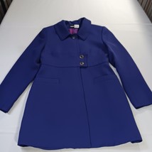 Rina Rossi 8823-20 Women's Purple Blue Dress Casual Blazer Coat Size 4 USA Made image 14
