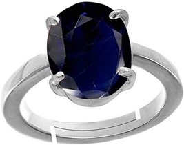 Antique Inc 6.50 Ratti Neelam Ring Unheated Natural Blue Sapphire/Neelam Gemsto - £64.53 GBP