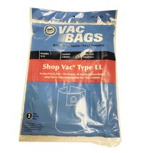 DVC Vacuum Bags for Shop Vac 4 Gallon Replaces Type LL and #90660 (3 Bags) - $7.18
