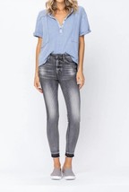 Judy Blue no skies skinny jean in Grey Wash - size 15 - £29.05 GBP