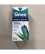 Vicks Sinex Nasal Balm Heals &amp; Soothes Irritated Dry Nose Moisturizer Aloe - £15.82 GBP