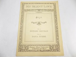 Vintage Sheet Music Score 1932 My Silent Love By Suesse &amp; Heyman Famous Music Co - £6.95 GBP