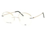 Minima 11C DM3 5009 Rose Gold Women&#39;s Rimless Titanium Eyeglasses 48-18-144 - $199.20