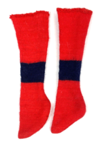 Vintage Ken Doll 1963 Touchdown 799 Football Socks Red Blue Accessories ... - £11.19 GBP