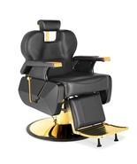 Barber Salon Hair Chair Hydraulic Rolling 360 Swivel Barber Reclining Ch... - $363.99