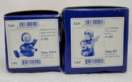 2 Goebel Hummel Figurines Angel Wi Th Lute #238/A The Accomponist #295 With Boxes - $35.00