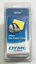 Dymo 30576 LW White File Folder Labels 9/16&quot; X 3 7/16&quot;  (2 x 130 Labels)... - $110.27 MXN