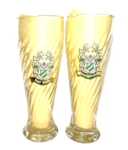 2 Hopf Weisse Miesbach Weizen Vtg German Beer Glasses - £11.95 GBP