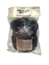 Western Safety Hard Cap Knee Pads  9x8” New in Pkg #32910 - £9.37 GBP