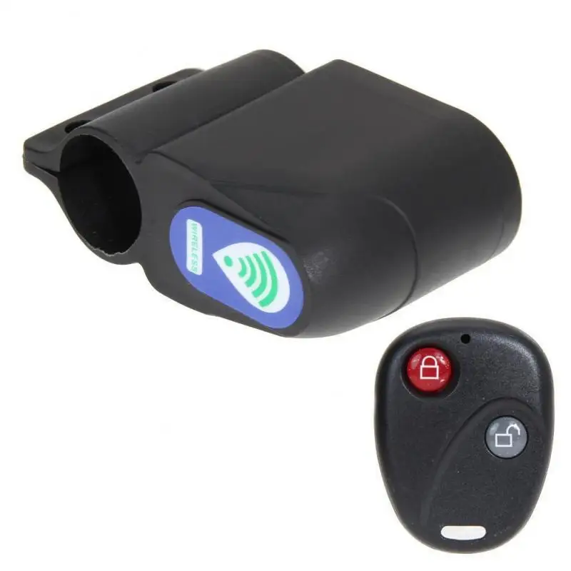 Cycling Security Lock Wireless Remote Control Anti-theft Vition Alarm Lock Elect - £93.47 GBP