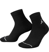 Nike Jordan Everyday Ankle Socks Men 3 Pairs Black DX9655 010 DRI FIT Size L - £18.87 GBP