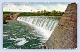 Storage Dam Columbus Ohio OH 1911 DB Postcard O1 - £2.28 GBP