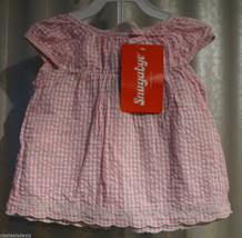NWT Girls Snugabye 2 Piece Pink Top Jeans Pockets Bows Shorts 24 months - £9.40 GBP