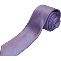 Mens Tie ZENIO By Stacy Adams Slim Narrow Twill Woven Soft Silky Z22 Lavender image 3