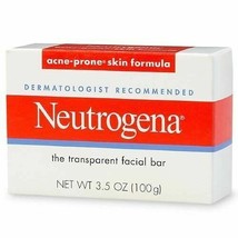 Neutrogena Transparent Facial Bar- Acne-Prone Skin Formula Soap 3.5oz - £7.88 GBP