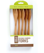 To Go Ware Reusable Bamboo FORKS | Camping Utensils | Eco Friendly (Pack... - £8.93 GBP