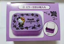 Yoshikitty Accessory case with mirror SANRIO Lottery Hello Kitty Yoshiki NEW - £21.36 GBP