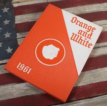 Vintage Virginia 1961 Norfolk Academy Orange and White Yearbook - $24.29