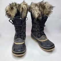 Sorel Womens Black Joan of Arctic Waterproof Winter Snow Boots Size 8 US - £32.80 GBP