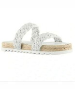 Marc Fisher Jaime Flat Espadrille Slip On Sandals Slides Size 9 - $61.54 CAD