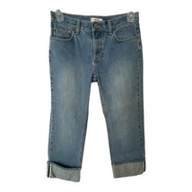Old Navy Womens Jeans Size 4 Light Wash Crop Blue Denim Stretch Cuffed N... - £15.26 GBP