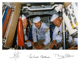 Apollo 11 Buzz Aldrin Neil Armstrong Michael Collins Autographed 8X10 Nasa Photo - £6.70 GBP