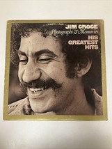 Jim Croce: Photographs &amp; Memories Greatest Hits. LP Vinyl Record. JZ-35010 - £8.33 GBP